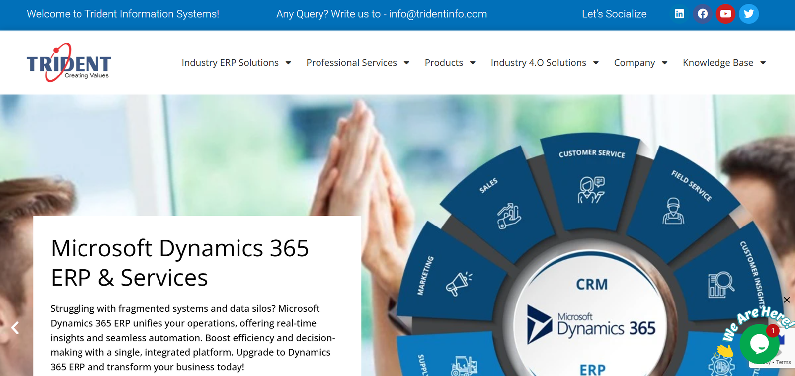 Trident Corporate Website