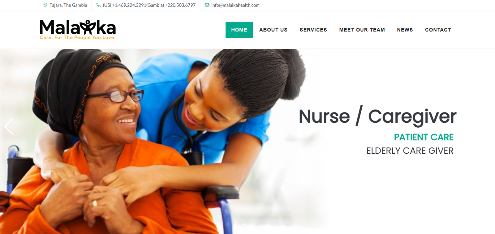 Website for Malaika