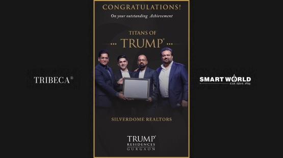 Silverdome Realtors has been honored with the prestigious “Titans of Trump” award in recognition of their exceptional performance, commitment to excellence, and remarkable contribution to premium real estate. This award celebrates their outstanding achievements, leadership, and dedication to delivering world-class property solutions in partnership with a globally renowned luxury brand.