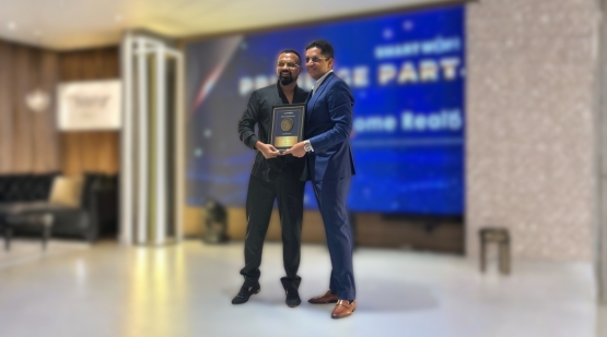 The Smart World Privilege Partner League Award was presented to Silverdome Realtors in recognition of their outstanding contribution and partnership in pioneering the future of real estate. The award, signed by Ashish Jerath, President of Sales & Marketing, celebrates the company’s excellence, collaboration, and shared vision for innovation in the industry. The ceremony took place in August 2025, symbolizing a strong alliance and continued success between Smart World and Silverdome Realtors.